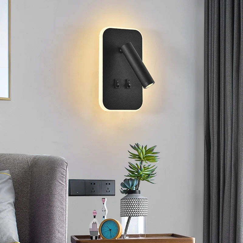 Axyaa Adjustable LED Wall Lamp for Room, Study, Bedside - Indoor Lighting