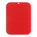 Axyaa Silicone Wave Pattern Drain Pad for Kitchen and Household - Heat-Resistant Non-Deformable Drain Pad