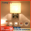 Axyaa Bedside LED Wall Lamp with USB Port, 1W Spotlight for Modern Indoor Lighting