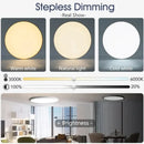 Axyaa Smart LED Ceiling Light | Remote Control Dimmable Ceiling Lamp for Modern Decor