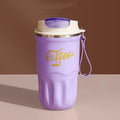 Axyaa Stainless Steel Coffee Mug with Rope | Vacuum Flask Travel Tumbler