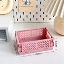 Axyaa Ins Folding Storage Rack Box | Portable Organizer for Desktop, Food, Toys & Stationery