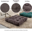 Axyaa Corduroy Tufted Large Floor Cushion Seating for Adults & Kids