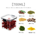 Axyaa Stackable Food Storage Jar Set for Cereal, Candy, Tea, and Dried Fruit