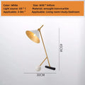 Luxury Nordic Marble Desk Lamp by Axyaa - Designer Horn Study Light with Black Lampshade