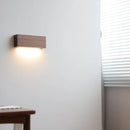Axyaa Modern Minimalist Wooden LED Wall Lamp for Bedroom Stair Light