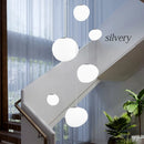 Axyaa Modern Stair Chandelier Pendant Light - LED Ceiling Lamp for Living Room