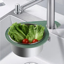 Axyaa Sink Drain Basket Stainless Steel Filter Shelf Kitchen Organizer
