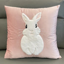 Axyaa Nordic Fresh Sofa Embroidery Pillow Cover Floral Decorative Pillowcase