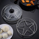 Axyaa Stainless Steel Steaming Grid Rack for Pots & Dumplings, Home Kitchen Accessory