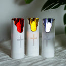 Axyaa Flameless Music Speaker Candle Lamp: Swinging Flame, LED Electric, Church & Cemetery