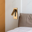 Axyaa Adjustable LED Reading Wall Lamp with Switch for Home and Hotel Bedrooms