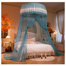 Axyaa Princess Wind Embroidered Dome Mosquito Net