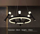 Axyaa Modern LED Chandelier Pendant Ceiling Light for Indoor Dining Room