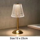 Axyaa Nordic Crystal Touch Desk Lamp LED Dimmable Bedside Lamp