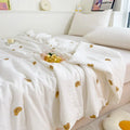 Axyaa Double Layer Yarn Summer Quilt: Soft, Skin-friendly Lightweight Comforter Blanket for Child or Adult