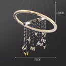 Axyaa Modern LED Chandeliers for Indoor Dining Room Lighting