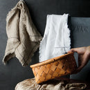 Axya Cotton Linen Tablecloth: Handmade, Western Style, Food Photography Background Cloth