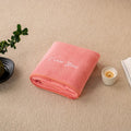 Axyaa Coral Fleece & Bath Towel Set - New Mother's Day Gift, 35x75cm & 70x140cm