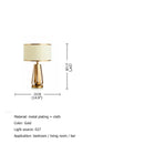 Axyaa Bedside Table Lamp: Modern European Style Light Luxury Desk Lamp for Bedroom