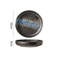 Axyaa Ceramic Tableware Collection: Kiln Changes Salad Dessert Plates Pasta Soup Molecular Dish