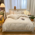 Axyaa Super Soft Cotton Bed Set, Four Season Down Duvet Cover, Great Gift Choice