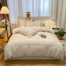 Axyaa Super Soft Cotton Bed Set, Four Season Down Duvet Cover, Great Gift Choice
