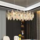Axyaa Crystal Chandelier Pendant Light for Living Room Dining Room Ceiling Lighting