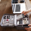 Axyaa Electronics Accessories Organizer Bag: Large Capacity, Waterproof, Portable Storage Solution