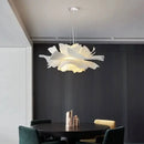Axyaa Scandinavian Acrylic Flower Ceiling Chandelier for Kitchen Living Room Bedroom