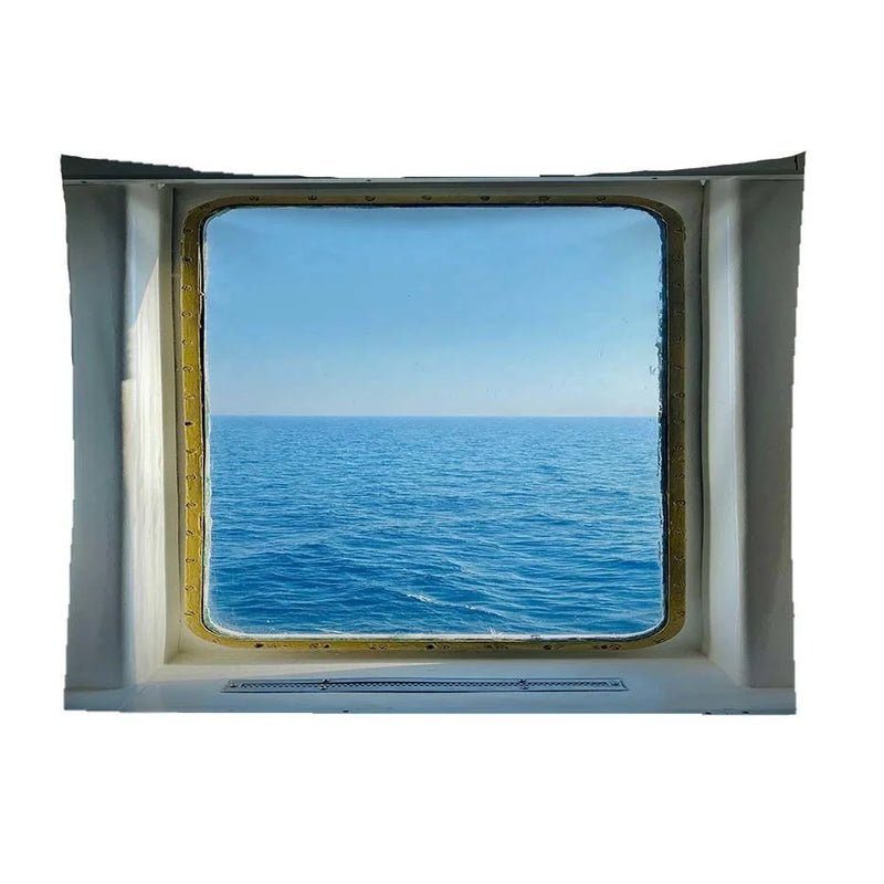 Axyaa Window Scenery Tapestry Wall Hanging for Home Aesthetics