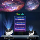 Axyaa Galaxy Projector Pro: 12-in-1 Planetarium HD Image, 360° Rotating Timer.