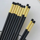 Axyaa Alloy Sushi Chopsticks Set for Household and Restaurants