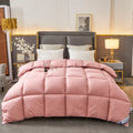 Axyaa Goose Down Comforter - Thick California Super King Size for Winter Warmth