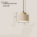 Yellow Cave Stone Chandelier Pendant Lamp by Axyaa for Retro Nordic Home Lighting
