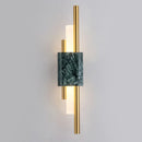 Axyaa Green White Marble Wall Lamp 6W LED Light for Living Room Bedroom Lobby
