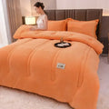 Axyaa Winter Lamb Velvet Quilt - Warm & Cozy Double-faced Wool Blanket