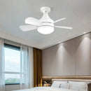Axyaa 60W Remote Control LED Ceiling Fan Light Dimmable Screw Socket AC85-265v