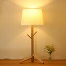 Axyaa Wooden Tripod Floor Lamp for Living Room Bedroom Studio Restaurant