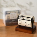 Axyaa Rotating Desk Calendar Office Timer Creative Ornaments Jewelry Holiday Gifts