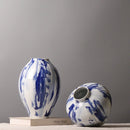 Axyaa Ceramic Vases: Chinese-style Decorative Handicrafts for Living Room Flowers