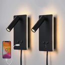 Axyaa Modern LED Wall Light with USB Charging – Simple & Sleek Lighting Solution