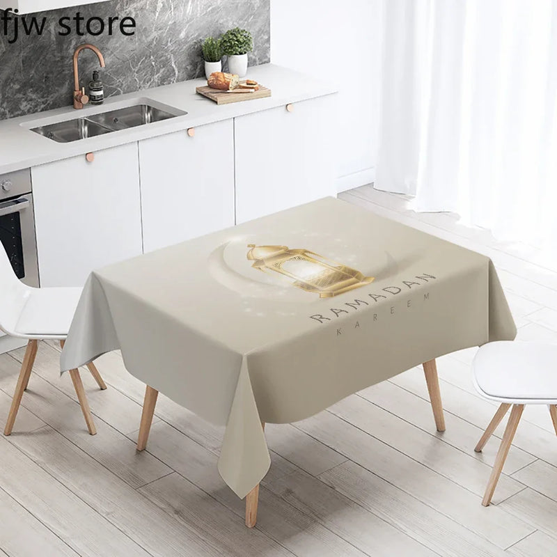 Axyaa Ramadan Kareem Mosque Decorative Tablecloth