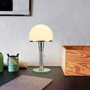 Axya Bauhaus Glass Table Lamp with E27 LED Bulb for Bedroom Living Room