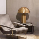 Axyaa Nordic Mushroom Table Lamp in White/Black/Gold - Elegant Lighting for Bedroom & Dining Room