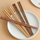 Axyaa Kids Wooden Chopsticks Set for Children 3-6 Years Old