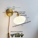 Axyaa Blue Glass Wall Sconce Nordic Modern Rotate Stair Light