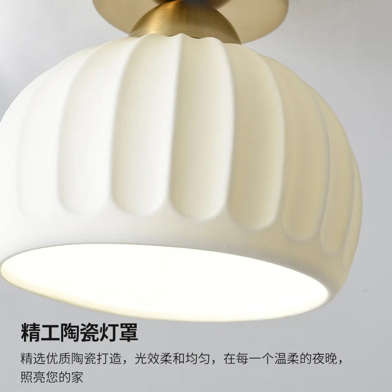 Nordic Acrylic Chandelier Ceiling Lamp for Aisle Corridor Balcony - Axyaa