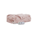 Axyaa Shaggy Heated Throw Blanket - Luxe Faux Fur, Fast Heating, Auto Shut Off, 5 Heat Settings
