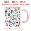 Axyaa 3D Flowers Name Mug for Mother's Day Gifts